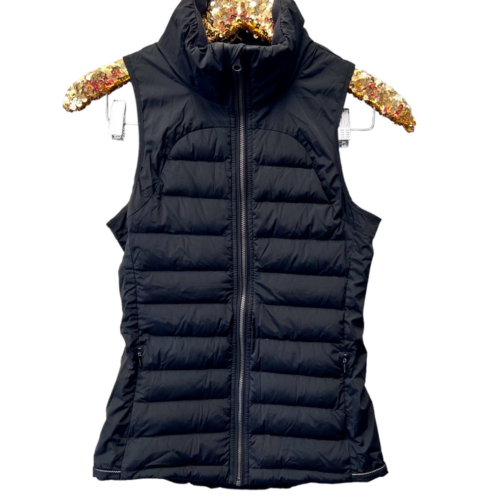 Sz 4 Lululemon Black Puffer Vest